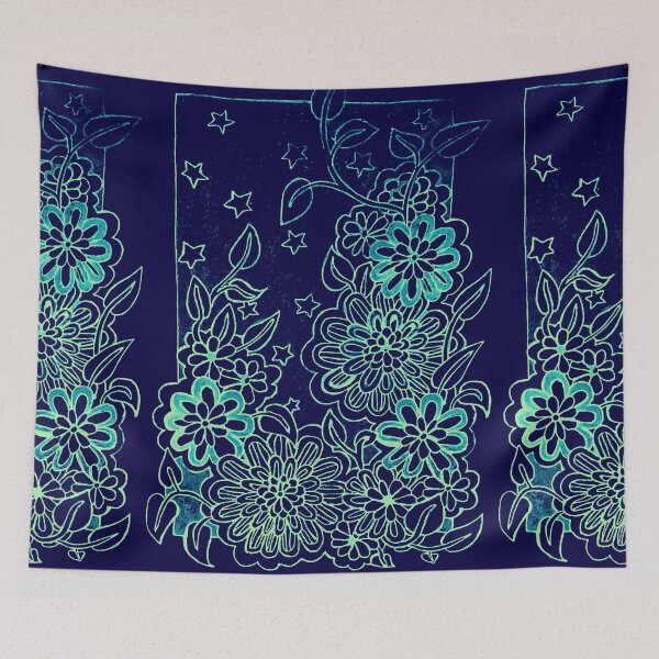 Item preview, Green Flowers And Leaves designed and sold by Fransyn.