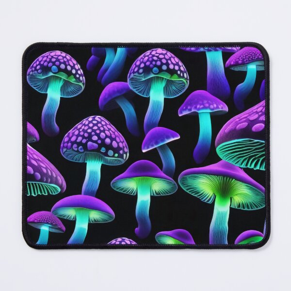 Item preview, Bioluminescent Mushroom Blacklight Amanita Muscaria designed and sold by DreamCraze.