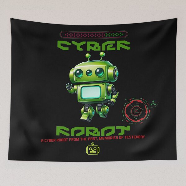 Item preview, Cyber Robot of the Future: Digital Art that Will Transport You to Tomorrow designed and sold by Artedig.