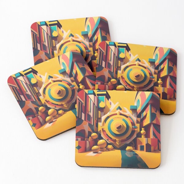 Item preview, Of A Colorful Room With A Clock And A Lot Of Boxes. designed and sold by Felgorit.