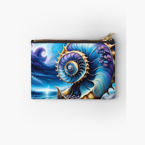 Item preview, Nautilus and Blooms designed and sold by Bright-Moonrise.