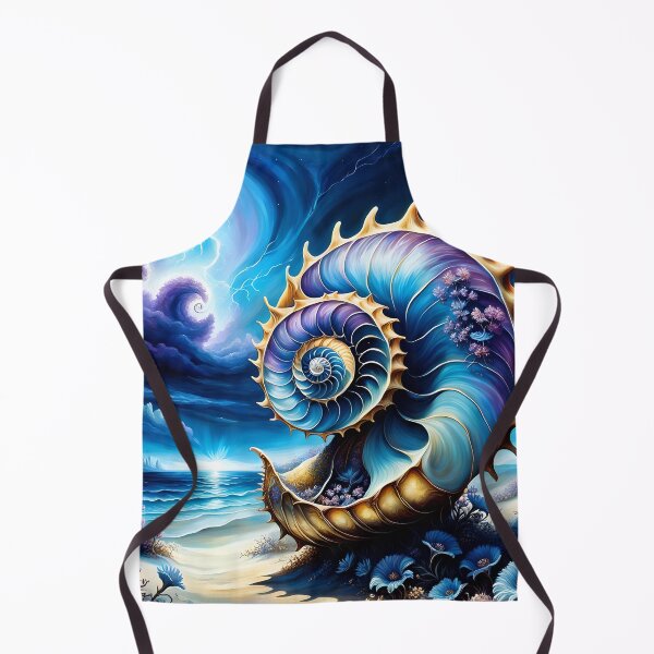 Item preview, Nautilus and Blooms designed and sold by Bright-Moonrise.