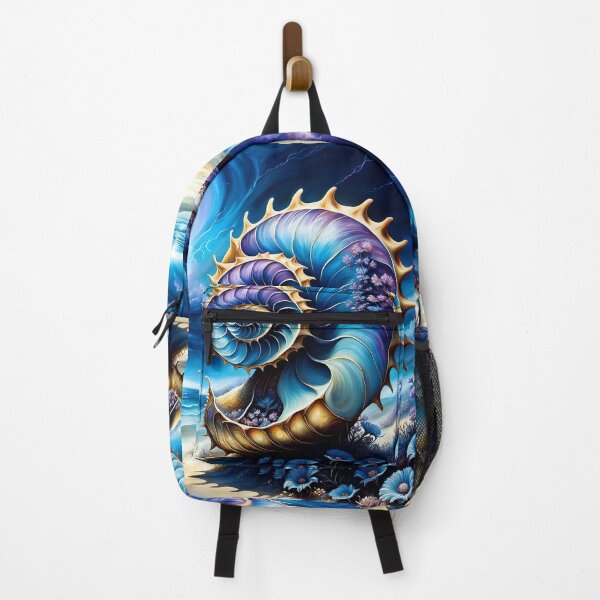 Item preview, Nautilus and Blooms designed and sold by Bright-Moonrise.
