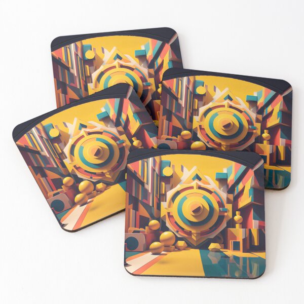 Item preview, Copy of Of A Colorful Room With A Clock And A Lot Of Boxes. designed and sold by Felgorit.