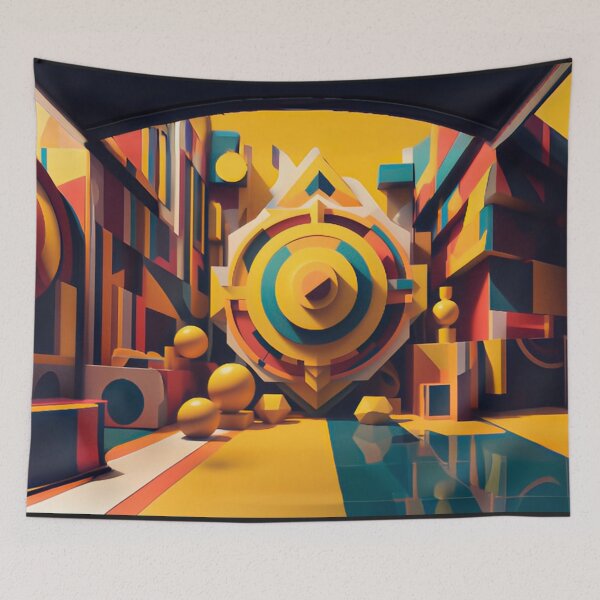 Item preview, Copy of Of A Colorful Room With A Clock And A Lot Of Boxes. designed and sold by Felgorit.
