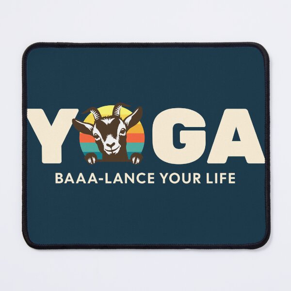 Item preview, Goat Yoga - Baaa-lance Your Life - Cute Goat designed and sold by chrisrivait.