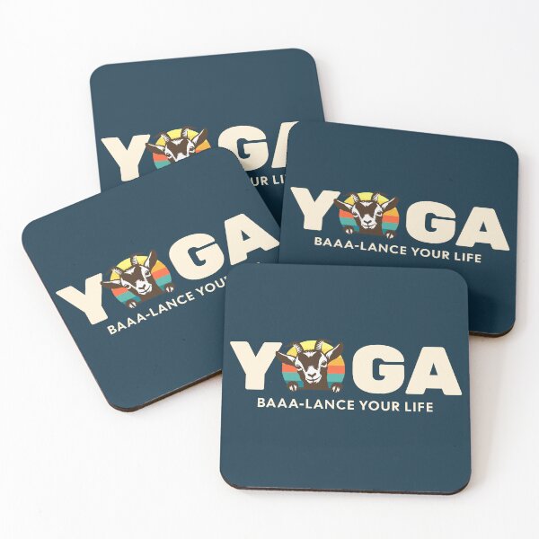 Item preview, Goat Yoga - Baaa-lance Your Life - Cute Goat designed and sold by chrisrivait.