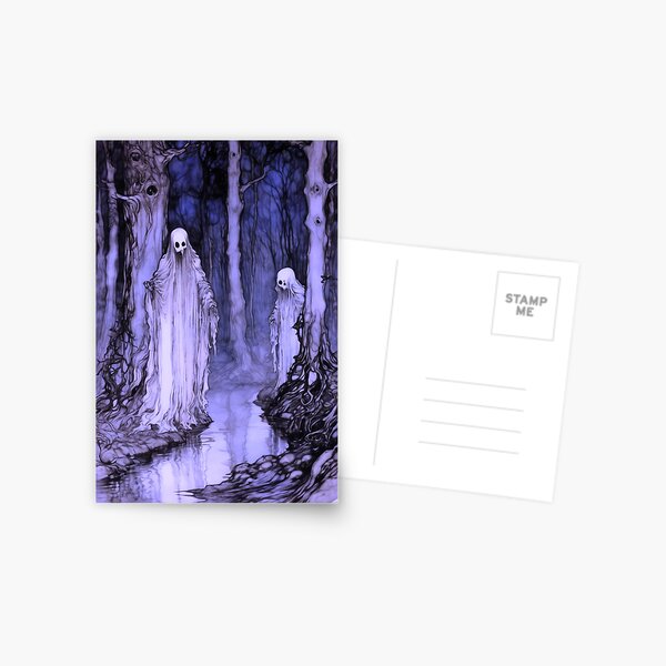 Item preview, Haunting Ghosts In the Forest designed and sold by TheDarkWardrobe.