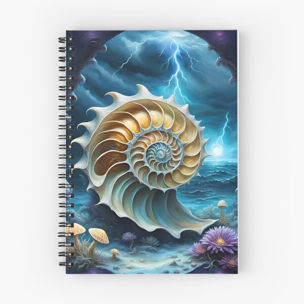 Item preview, Nautilus shell in the cave opening designed and sold by Bright-Moonrise.