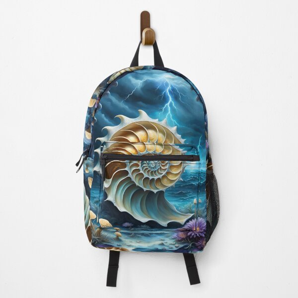 Item preview, Nautilus shell in the cave opening designed and sold by Bright-Moonrise.