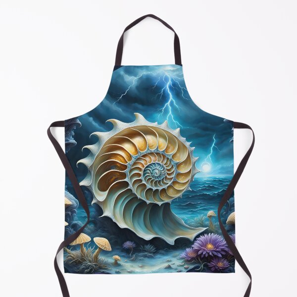 Item preview, Nautilus shell in the cave opening designed and sold by Bright-Moonrise.