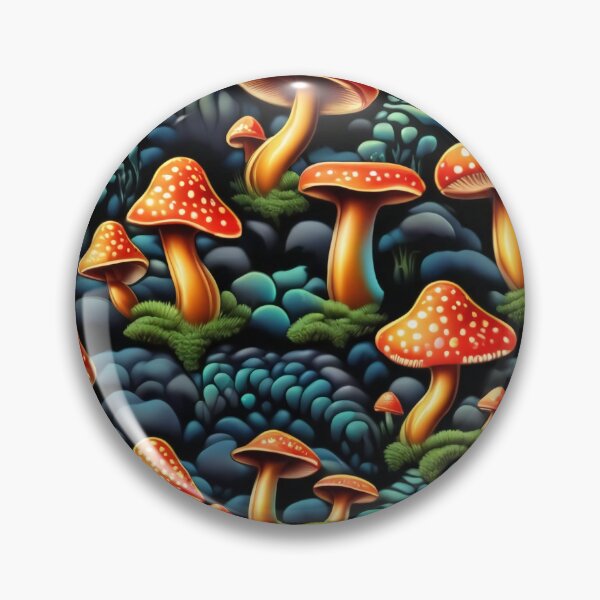 Item preview, Vintage Amanita Muscaria Forest Pattern designed and sold by DreamCraze.
