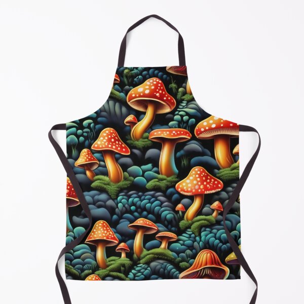 Item preview, Vintage Amanita Muscaria Forest Pattern designed and sold by DreamCraze.