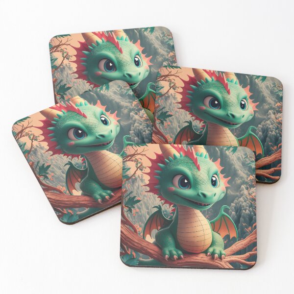 Item preview, A Charming Green Dragon - Anime designed and sold by KevinArtistQ1.