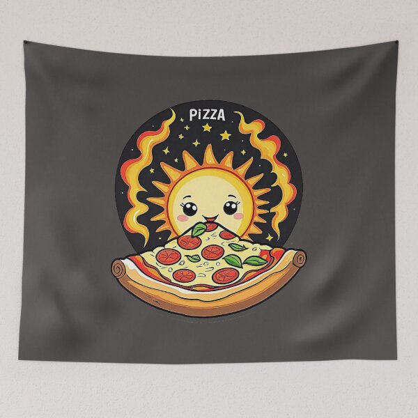 Item preview, Positive Pizza Rays Solar Radiation. designed and sold by Giulivo Store Graphic.
