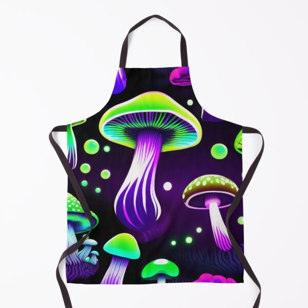 Item preview, Glowing Trippy Mushroom Bioluminescent Blacklight Colors designed and sold by DreamCraze.