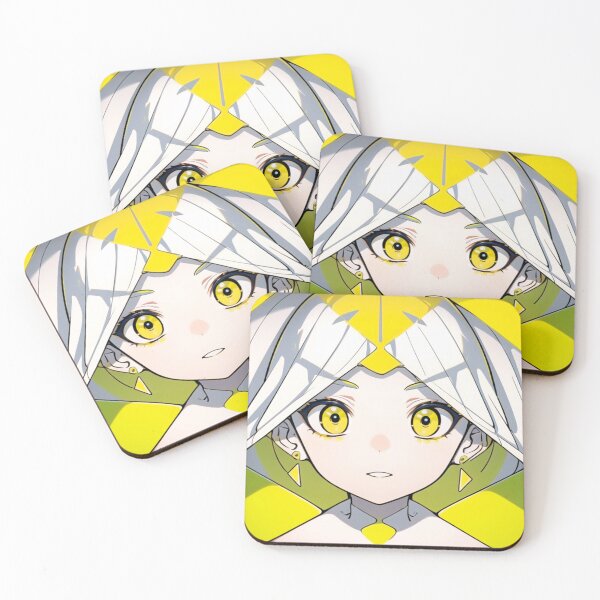 Item preview, A Woman With Long White Hair And Yellow Eyes. Anime designed and sold by Felgorit.