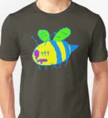 Neon Pixel Mutated Bee Unisex T-Shirt