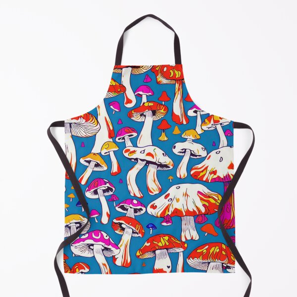 Item preview, Colorful Retro Amanita Muscaria Mushroom Pattern designed and sold by DreamCraze.