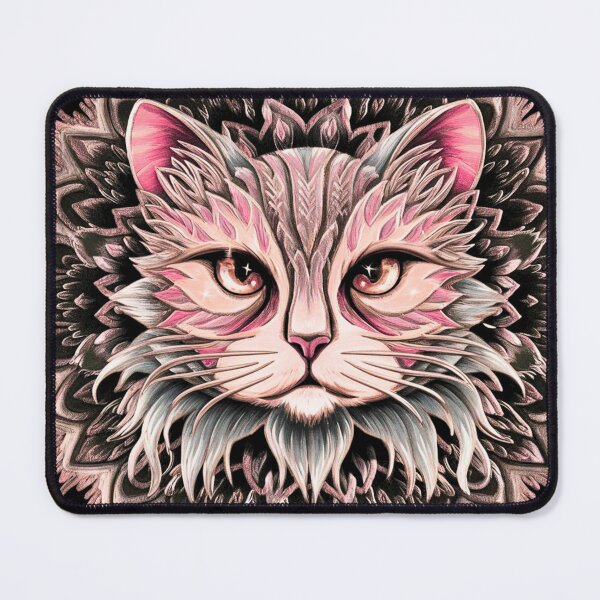 Item preview, Pink Cat Bath Mat designed and sold by JediKittenWars.