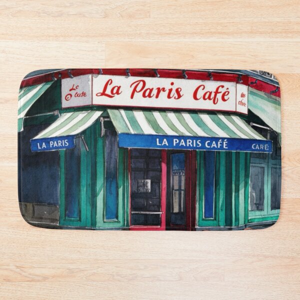 Item preview, Paris Cafe Watercolor Illustration … By Carraann designed and sold by CARRAANN.