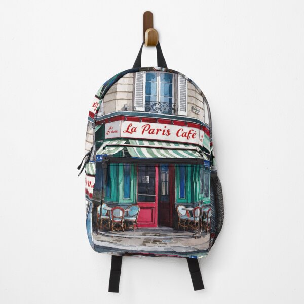 Item preview, Paris Cafe Watercolor Illustration … By Carraann designed and sold by CARRAANN.