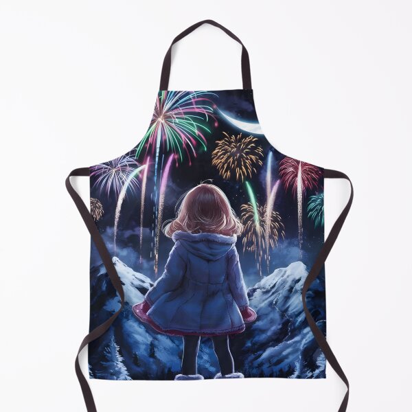 Item preview, Colorful Fireworks Scene - Anime designed and sold by KevinArtistQ1.