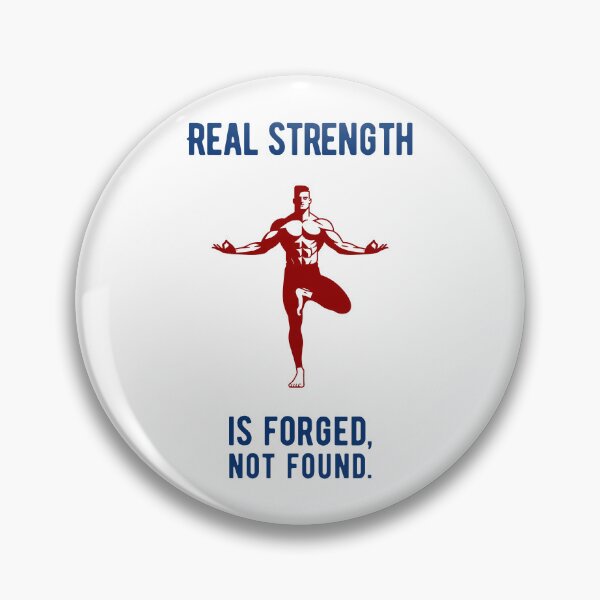 Item preview, Real strength is forged, not found. - meditation usa designed and sold by Weknes.