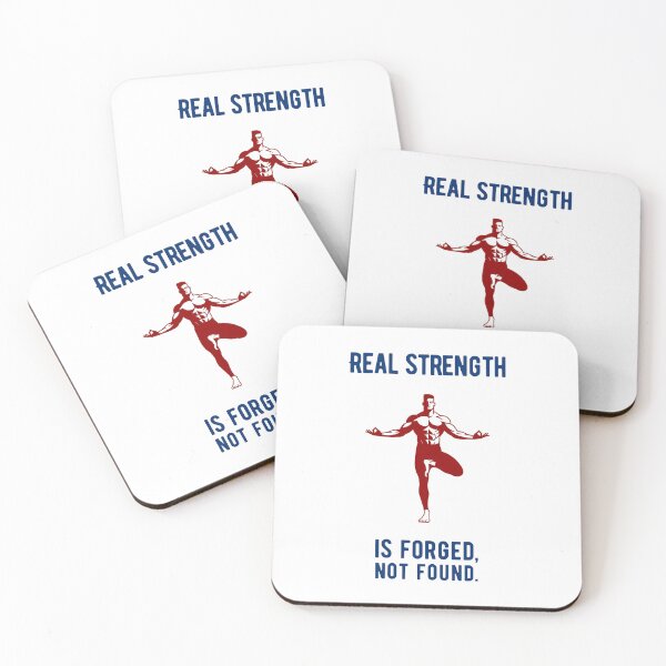 Item preview, Real strength is forged, not found. - meditation usa designed and sold by Weknes.