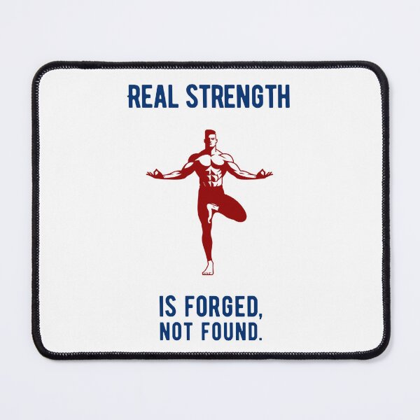 Item preview, Real strength is forged, not found. - meditation usa designed and sold by Weknes.