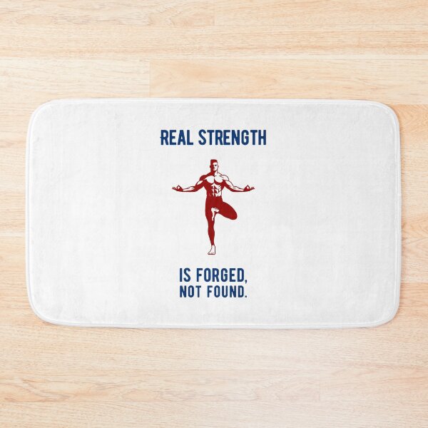 Item preview, Real strength is forged, not found. - meditation usa designed and sold by Weknes.