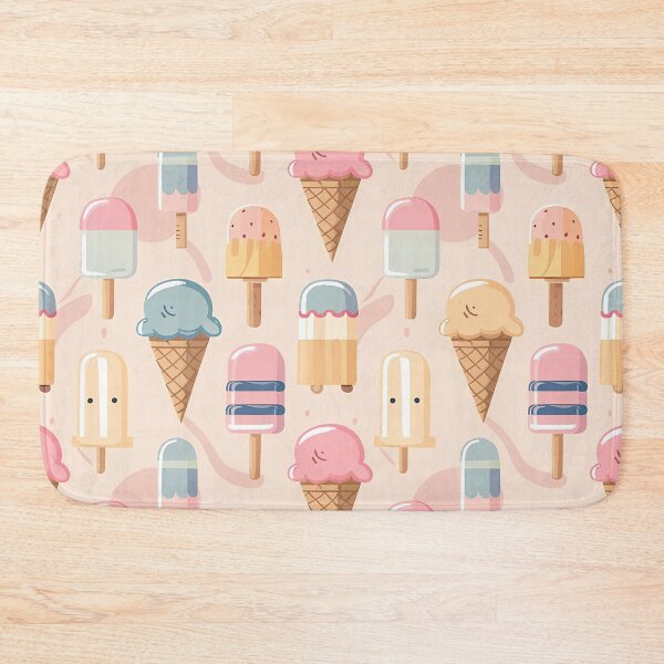 Item preview, Ice cream seamless pattern designed and sold by Haji  Kamora.