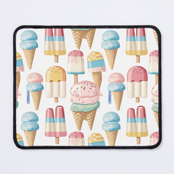 Item preview, Ice cream seamless pattern designed and sold by Haji Kamora.