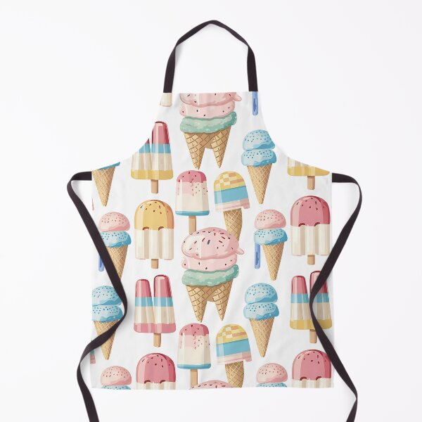 Item preview, Ice cream seamless pattern designed and sold by Haji Kamora.