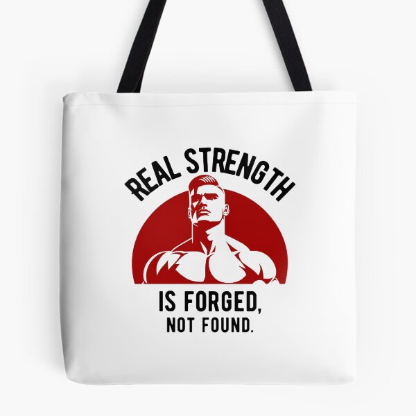 Item preview, Real strength is forged, not found. - proud pose red designed and sold by Weknes.