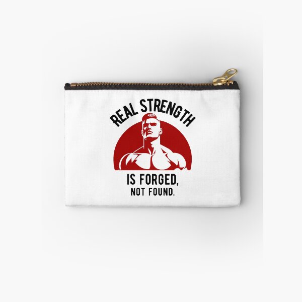 Item preview, Real strength is forged, not found. - proud pose red designed and sold by Weknes.