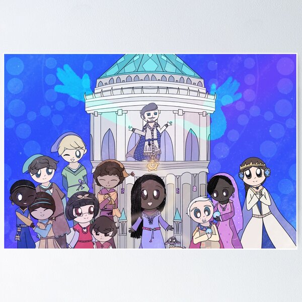 Item preview, Wish- Asha, Magnifico, Star, and the ensemble! designed and sold by GoldenHeartArt.