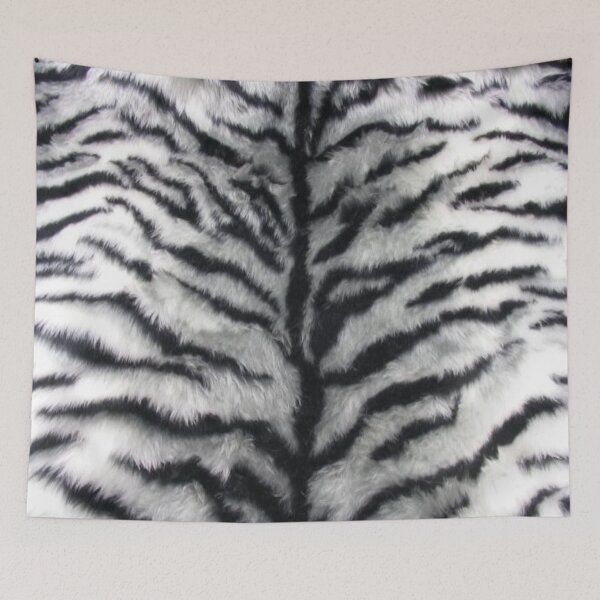 Item preview, White Tiger Print Animal Skin Fur Pattern designed and sold by Angelinas.