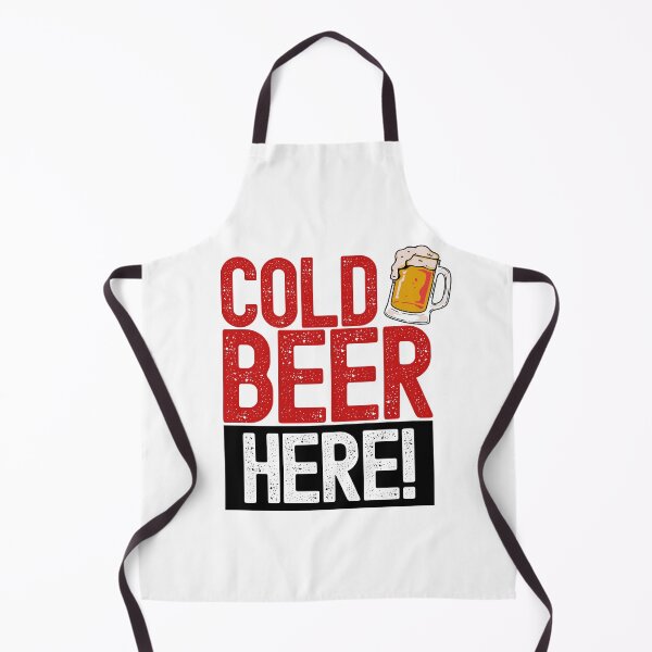 Item preview, Funny Trendy Beer Lover Bar Staff Uniform Cold Beer Party designed and sold by BunBuntheDog-.