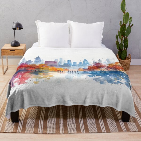 Item preview, Morning Run & Walk Scene | Hand-Painted Art Print designed and sold by Mr-whiteBG.