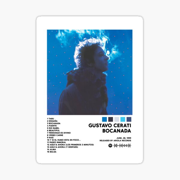 GUSTAVO CERATI - BOCANADA Sticker