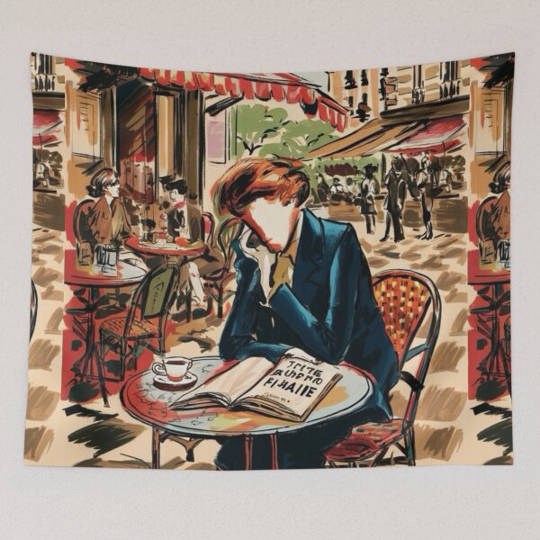 Item preview, Paris Cafe Watercolor Illustration … By Carraann designed and sold by CARRAANN.