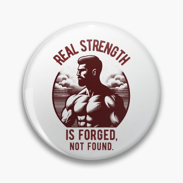 Item preview, Real strength is forged, not found. - sunset red designed and sold by Weknes.