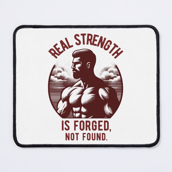 Item preview, Real strength is forged, not found. - sunset red designed and sold by Weknes.
