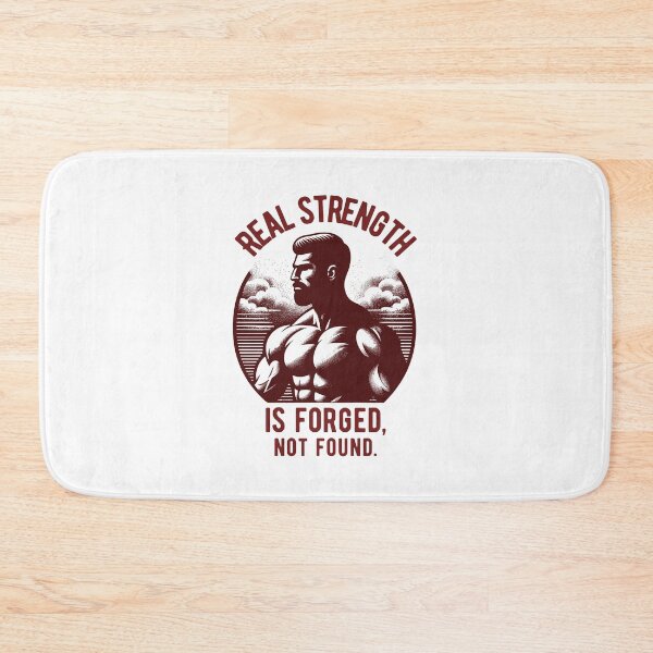 Item preview, Real strength is forged, not found. - sunset red designed and sold by Weknes.