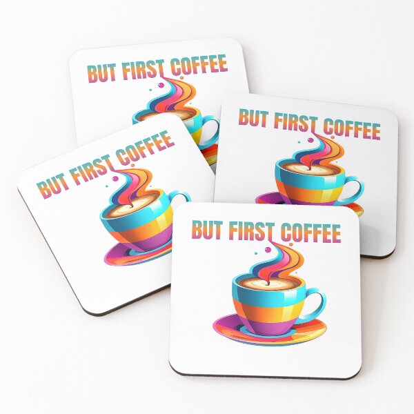 Item preview, BUT FIRST COFFEE designed and sold by YolaShopOnline.