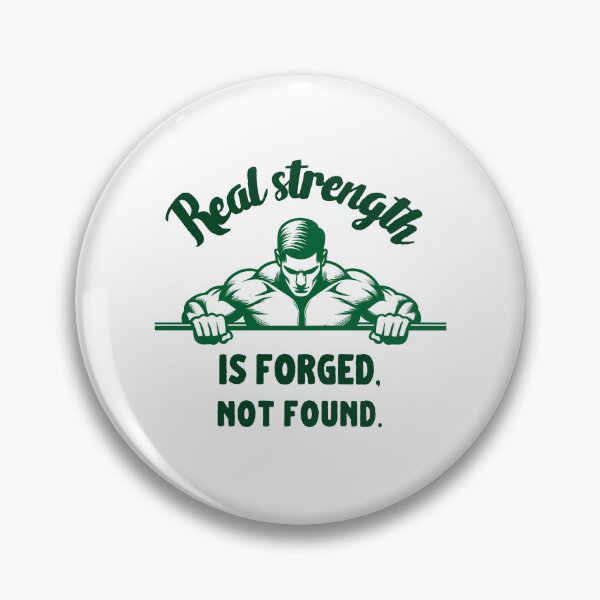 Item preview, Real strength is forged, not found. - green strong grip  designed and sold by Weknes.