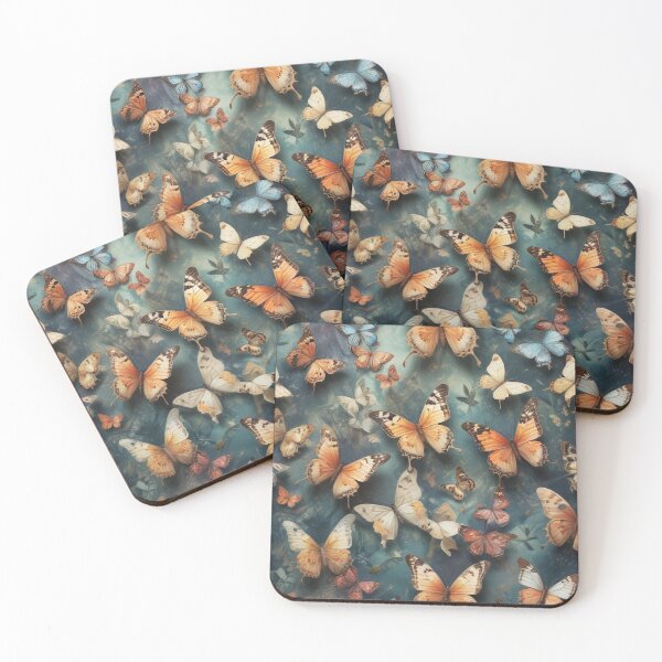Item preview, Beautiful butterflies painting artwork print design  designed and sold by Anshu3813.