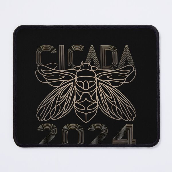 Item preview, "Cicada 2024 Edition" Golden design, T-Shirt designed and sold by AI-volution.