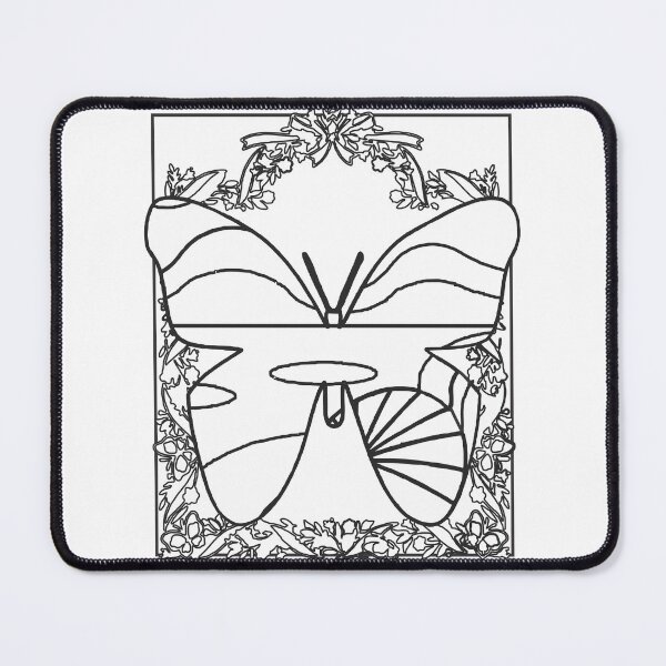Item preview, Sky Beach Summer Butterfly Scene Color Me art designed and sold by TerScott.